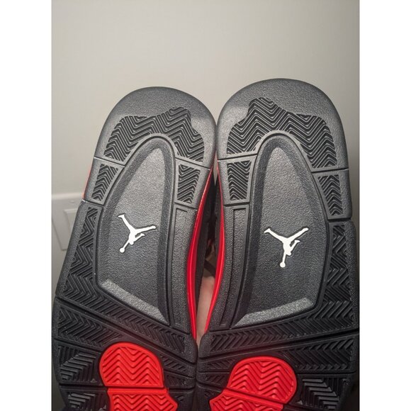 Air Jordan 4 Retro GS Red Thunder 408452 016 Size 7 US Youth New No Box - Picture 10 of 12